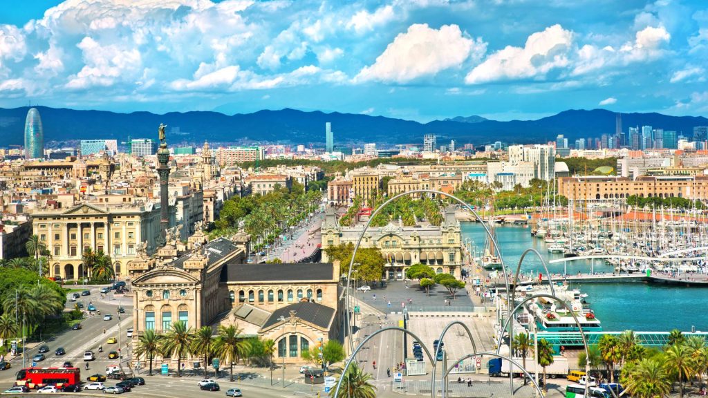 Port in Barcelona, Catalonia, Spain