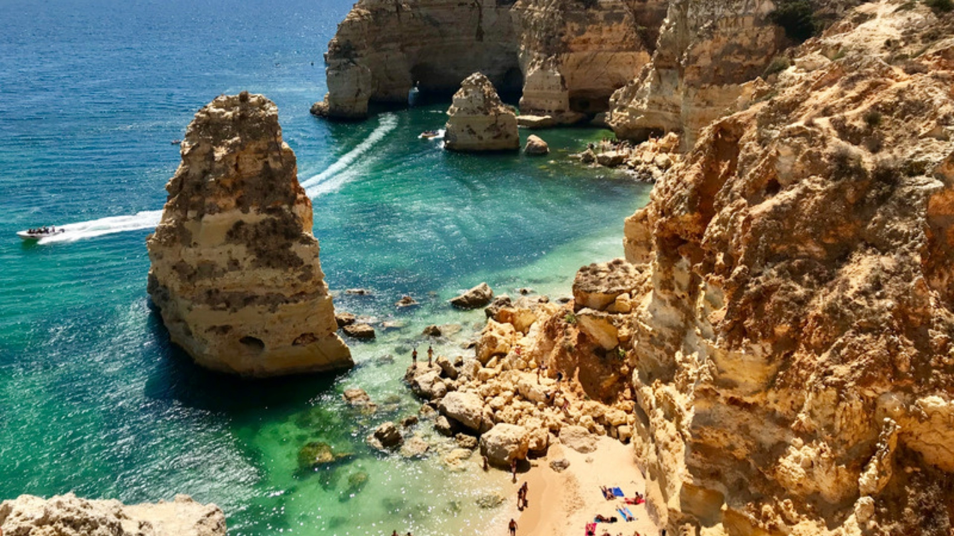 Algarve coastline in Portugal, lifestyle for residents and families