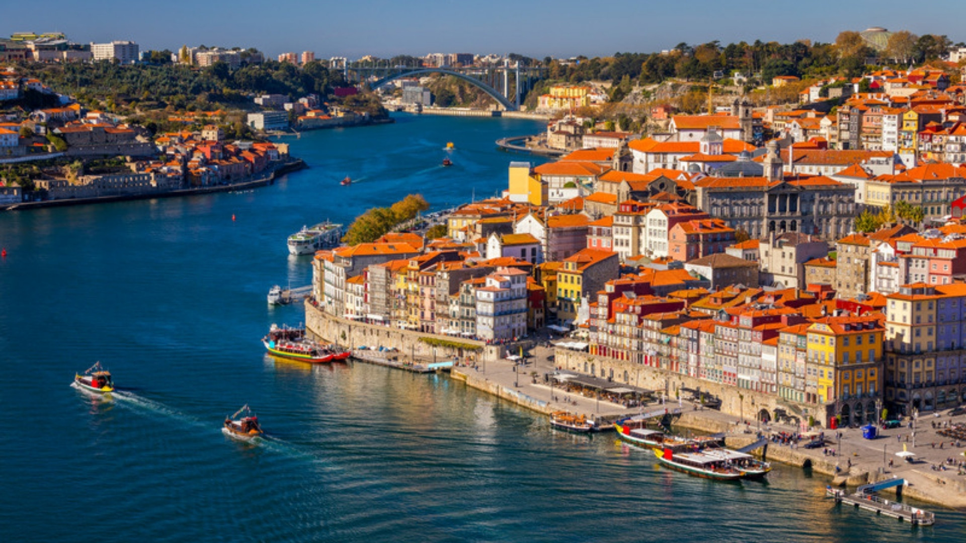 Porto riverside and the Douro, Portugal residency destination